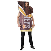 Adult Peanut Butter Chocolate Bars Cosplay Costume Funny Perfomace Costume Outfits Halloween Carnival Suit - INSWEAR
